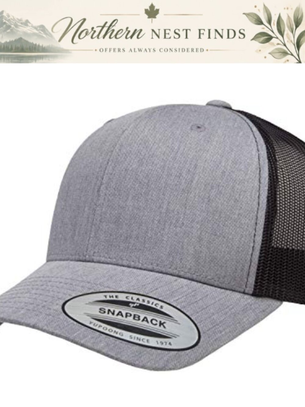 Retro Trucker Cap Breathable Airmesh Flexfit Baseball Hat Mid Profile